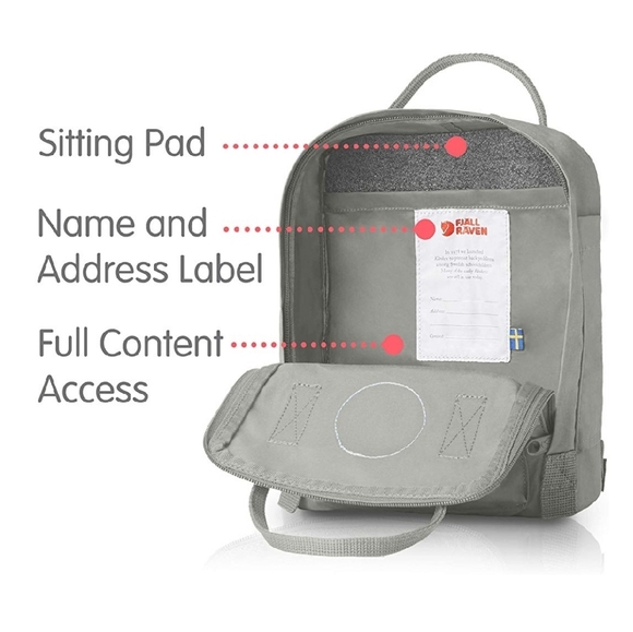 NWT | Fjällräven Kanken Backpack - Light Grey - Picture 4 of 8